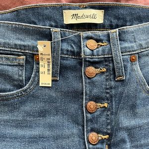 NWT Madewell 10” hi-rise skinny jeans